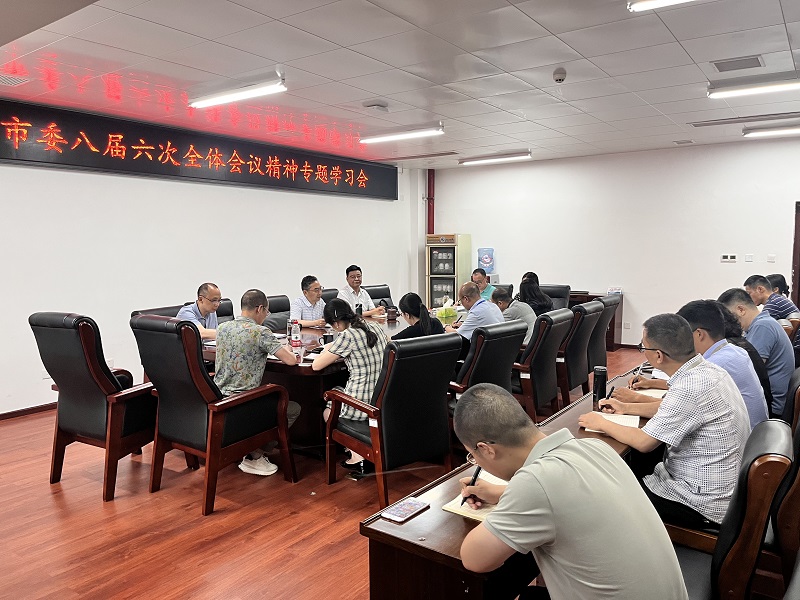 学院召开市委八届六次全会精神学习会